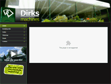 Tablet Screenshot of dirksmachines.com